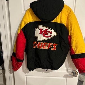 Vintage Kansas City Chiefs Colorblock coat